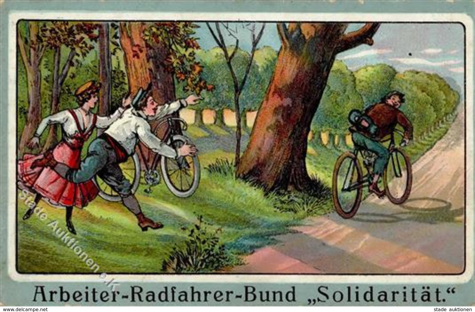 OFFENBACH,Main - ARBEITER-RADFAHRER-BUND SOLIDARITÄT I-II - Ecke Leicht Gestoßen! - Eventos