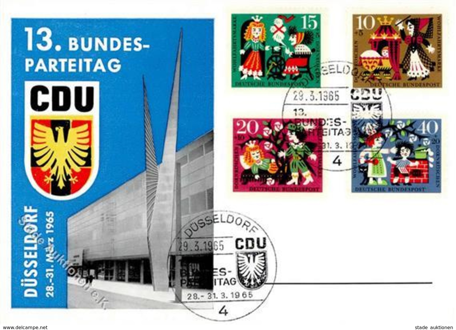 Politik Düsseldorf (4000) CDU 13. Bundesparteitag I-II - Evènements