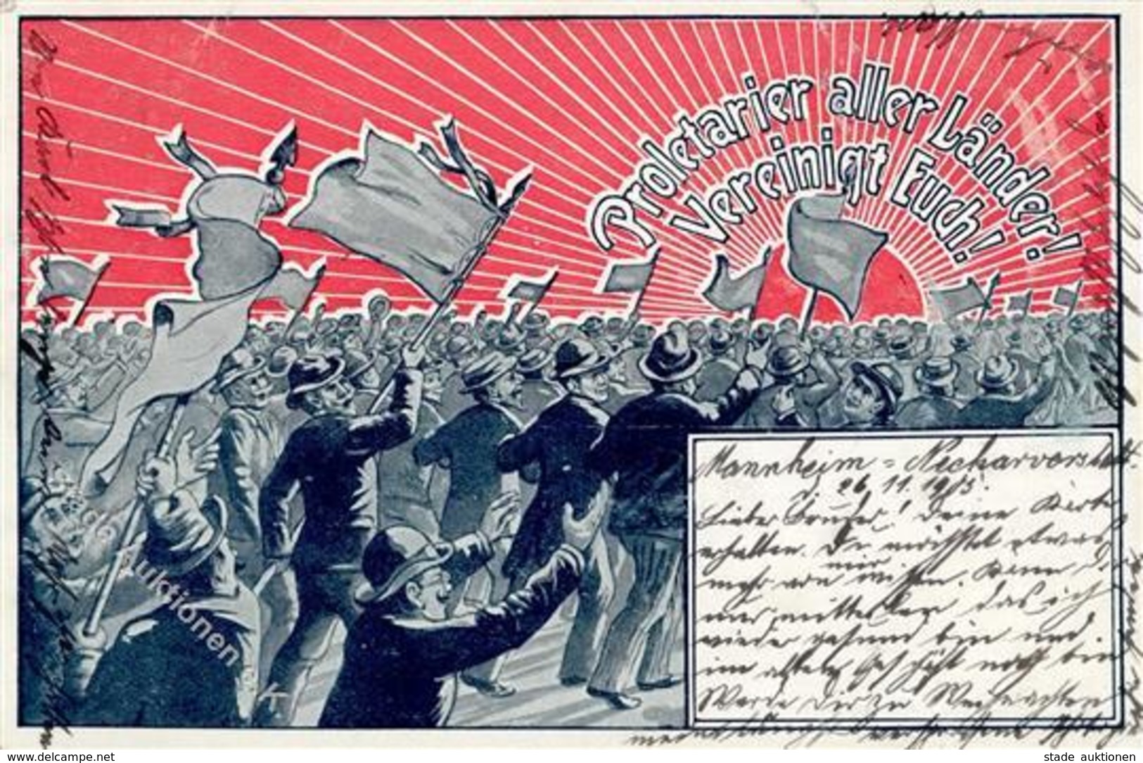 Politik Proletarier Aller Länder Vereinigt Euch 1905 I-II (fleckig) - Eventi