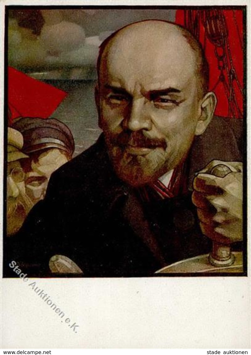 Politik Russland Lenin Sign. Eberling, Rassam R. A. Künstlerkarte I-II - Events