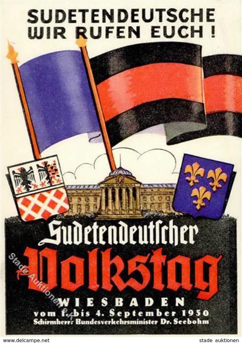Politik Wiesbaden (6200) Sudetendeutscher Volkstag I-II - Ereignisse