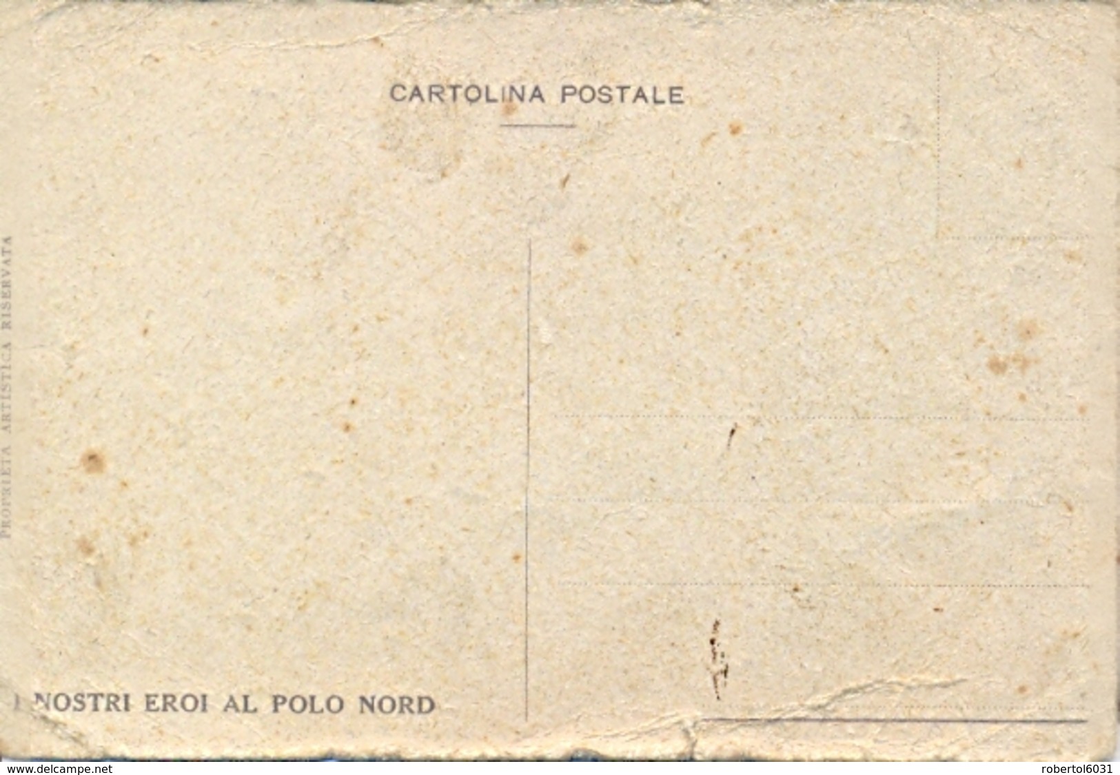 Italia Cartolina Illustrata Dirigibile "Italia" Con Umberto Nobile Ed Equipaggio - Dirigibili