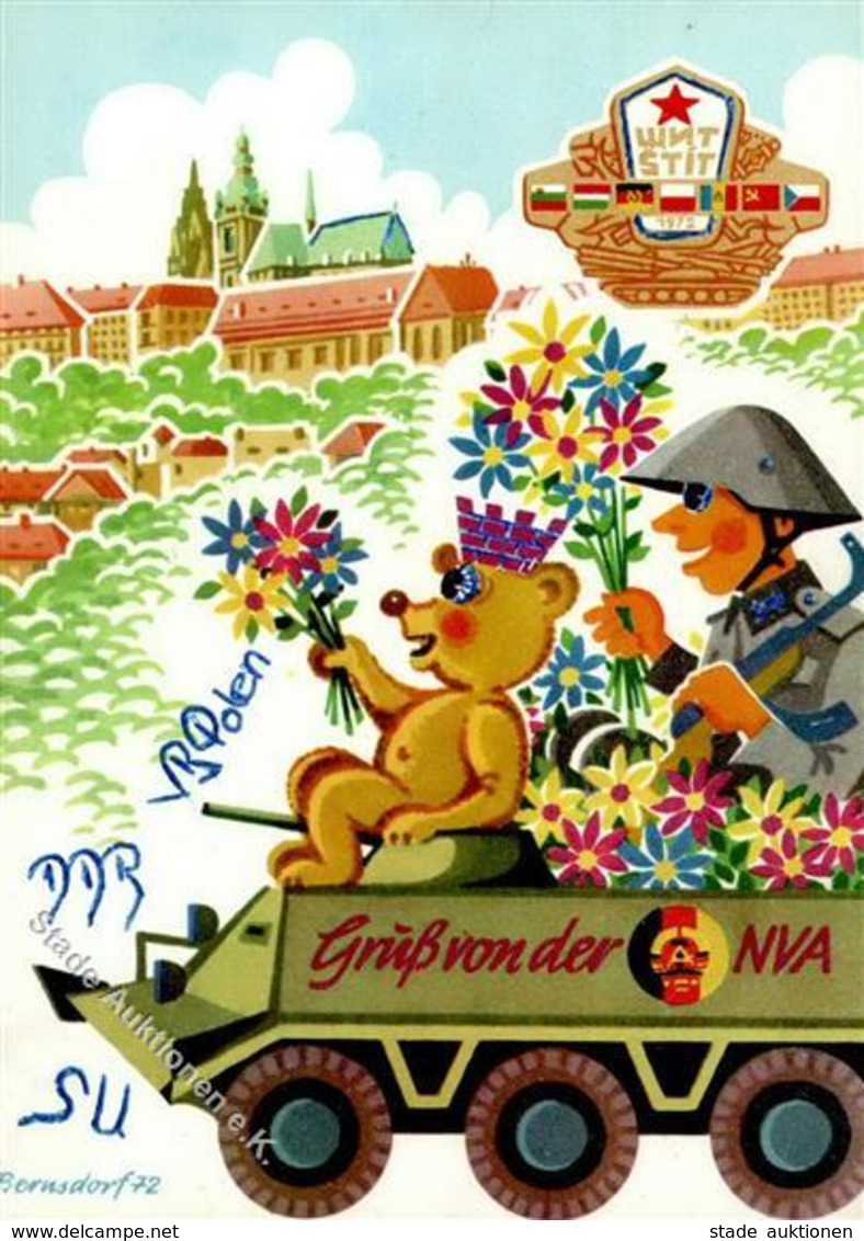 DDR - Prop-Ak - Gruß Von Der NVA - Bernsdorf 1972 I-II - Eventos