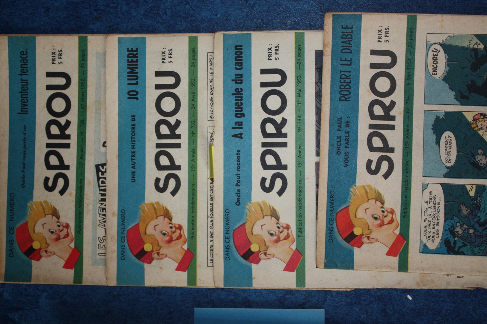 Hebdomadaires +- 230 Tintin, Spirou, Mickey Et Autres Années 50-60. - Spirou Magazine