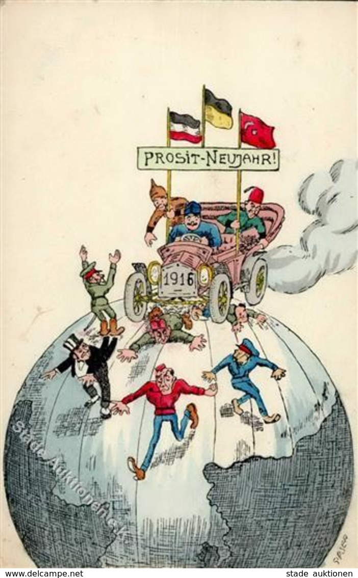 Propaganda WK I Deutschland Österreich Türkei I-II - Geschichte