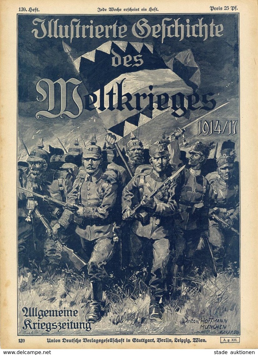 Buch WK I Lot Mit 25 Heften Illustrierte Geschichte Des Weltkrieges 1914/15 Allgemeine Kriegszeitun Nr. 126 - 150 Union  - War 1914-18