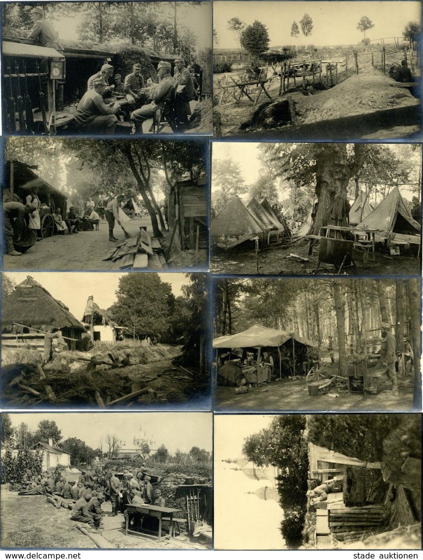 WK I Deutschmeister Im Felde Lot Mit 12 Foto-Karten I-II - War 1914-18