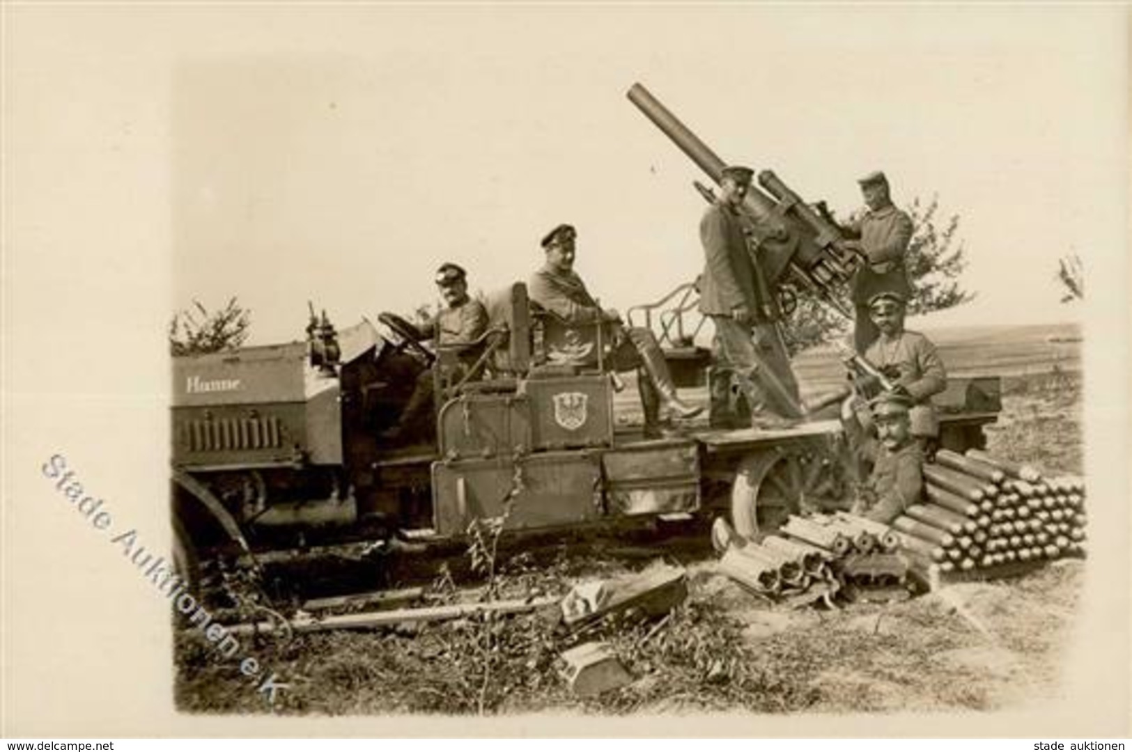 WK I Flak Foto AK I-II - War 1914-18