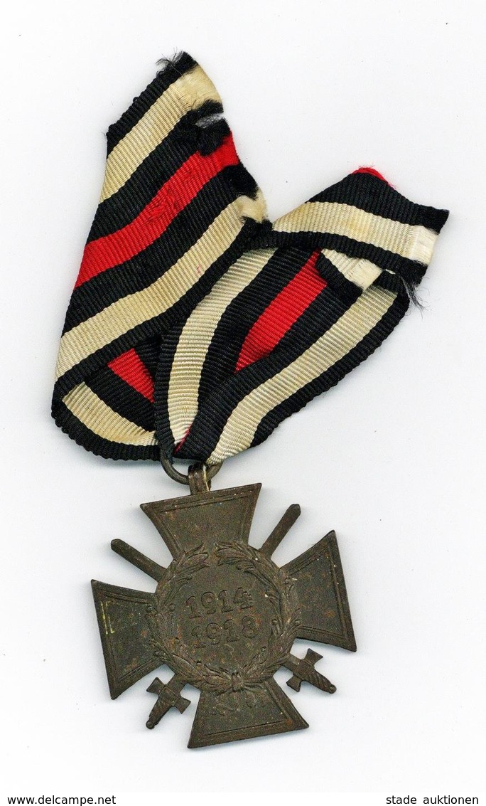 WK I Orden Ehrenkreuz Für Frontkämpfer Am Band I-II - War 1914-18