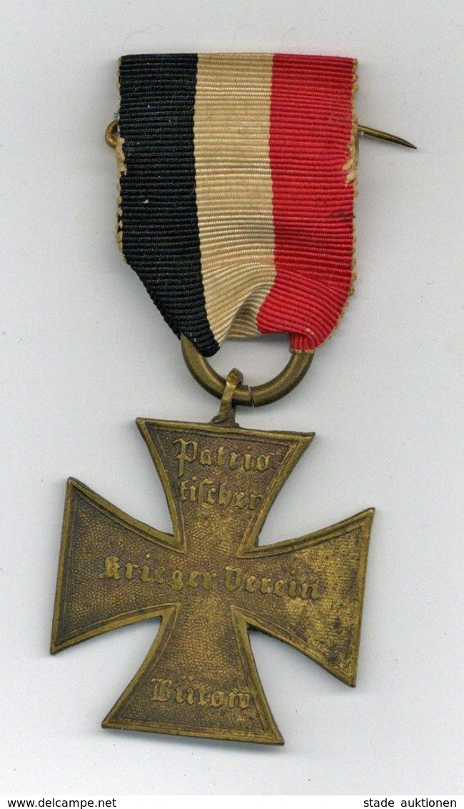 WK I Orden Ehrenkreuz Patriatischer Kriegerverein Bütow I-II - Weltkrieg 1914-18