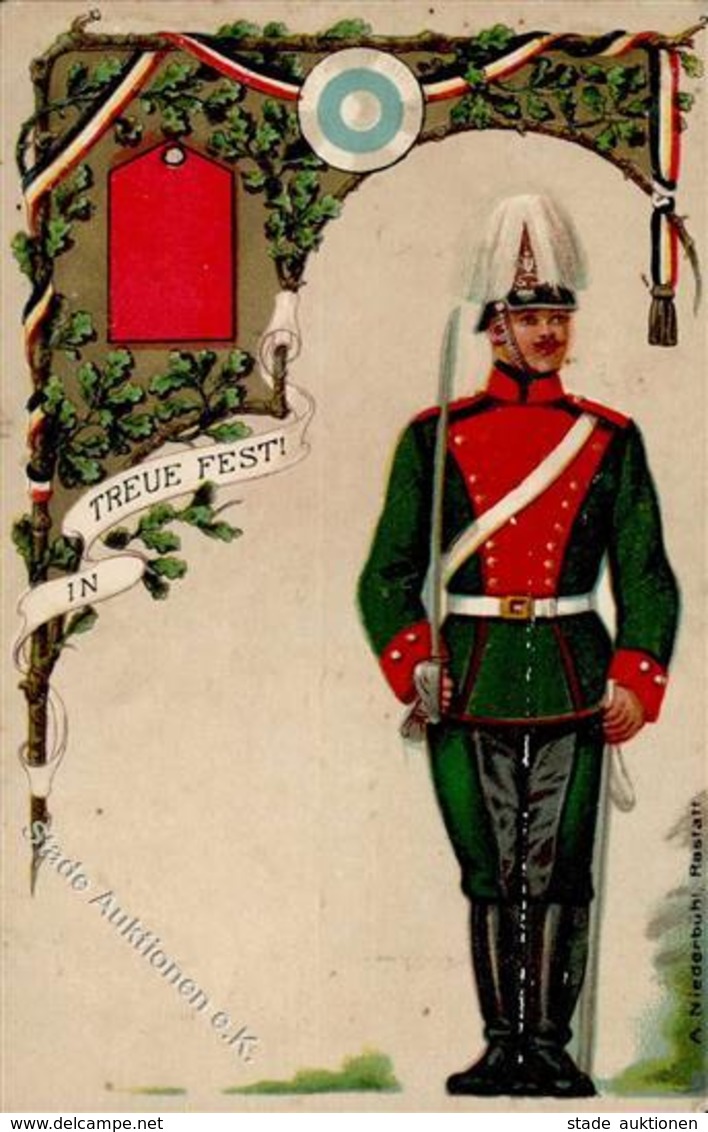 Regiment Augsburg (8900) Prägedruck I-II - Reggimenti