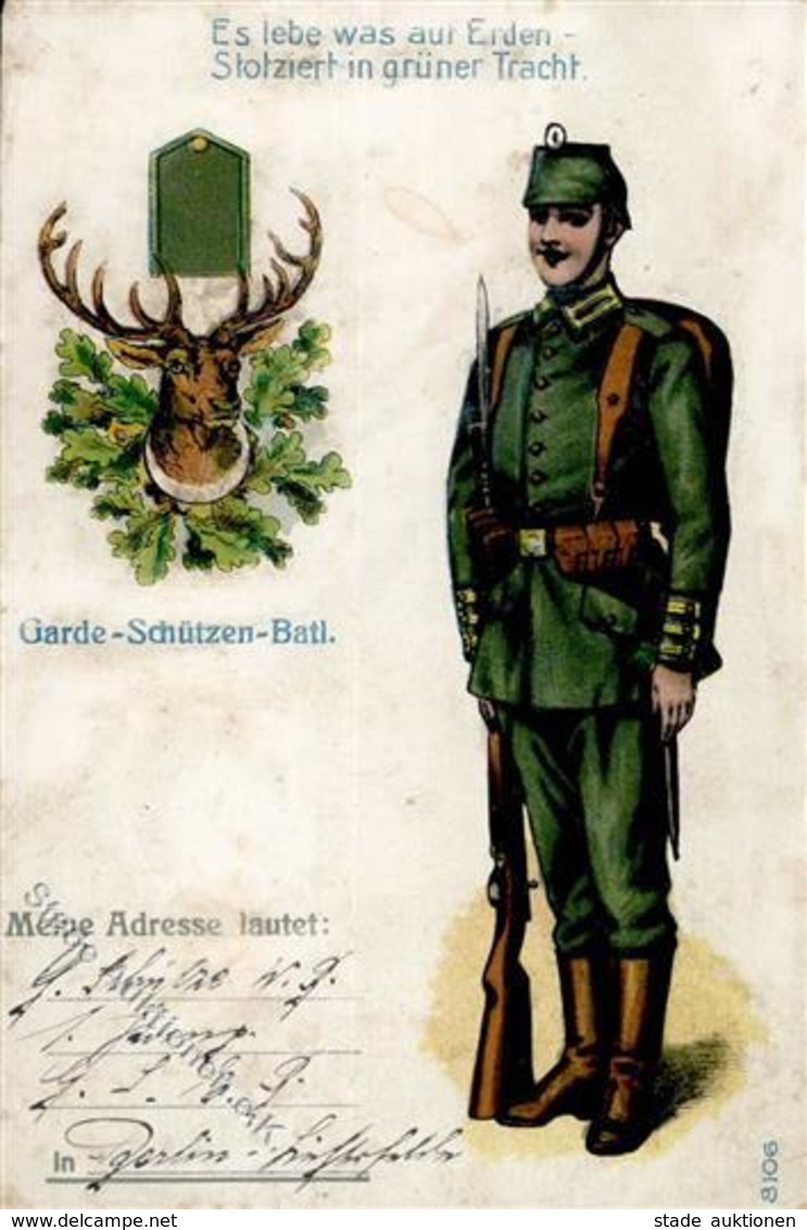 Regiment Berlin Mitte (1000) Garde Schützen Batl. Jäger I-II (fleckig) - Regimente