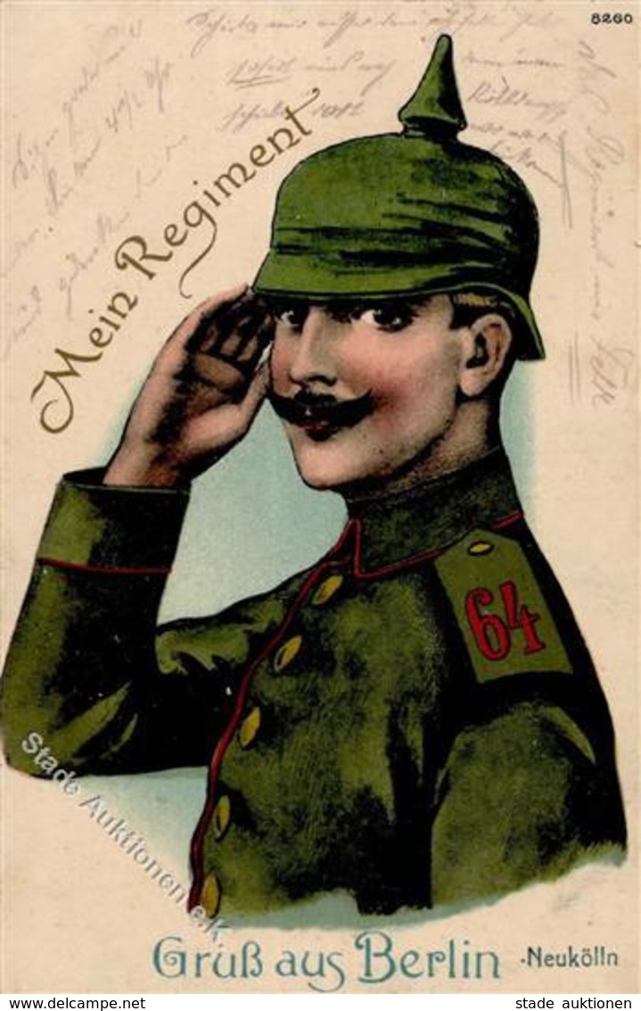 Regiment Berlin Mitte (1000) Nr. 64 Infant. Regt. 1915 I-II - Regimente
