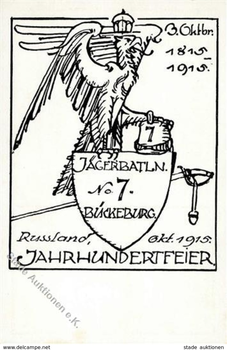 Regiment Bückeburg (3062) Nr. 7  Jäger Bataillon I-II - Regimente