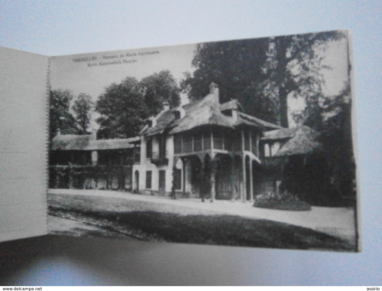 Portugal -Francia -Versailles -livro com 20 postais -viagem a frança 18 -6 -1928