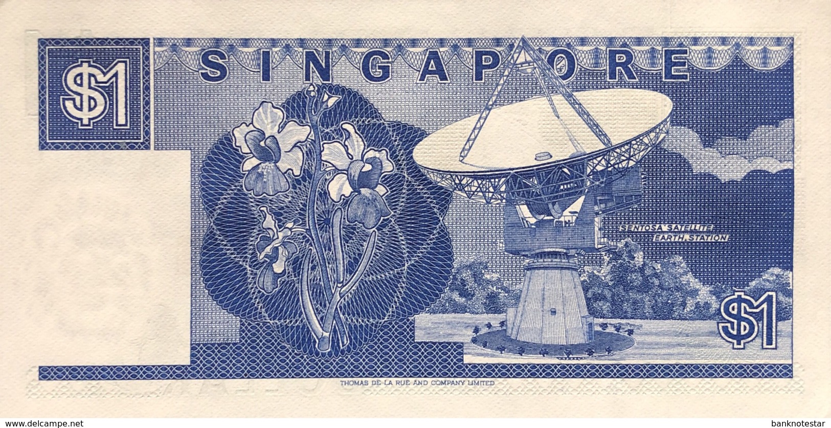 Singapore 1 Dollar, P-18a (1987) - UNC - Singapore