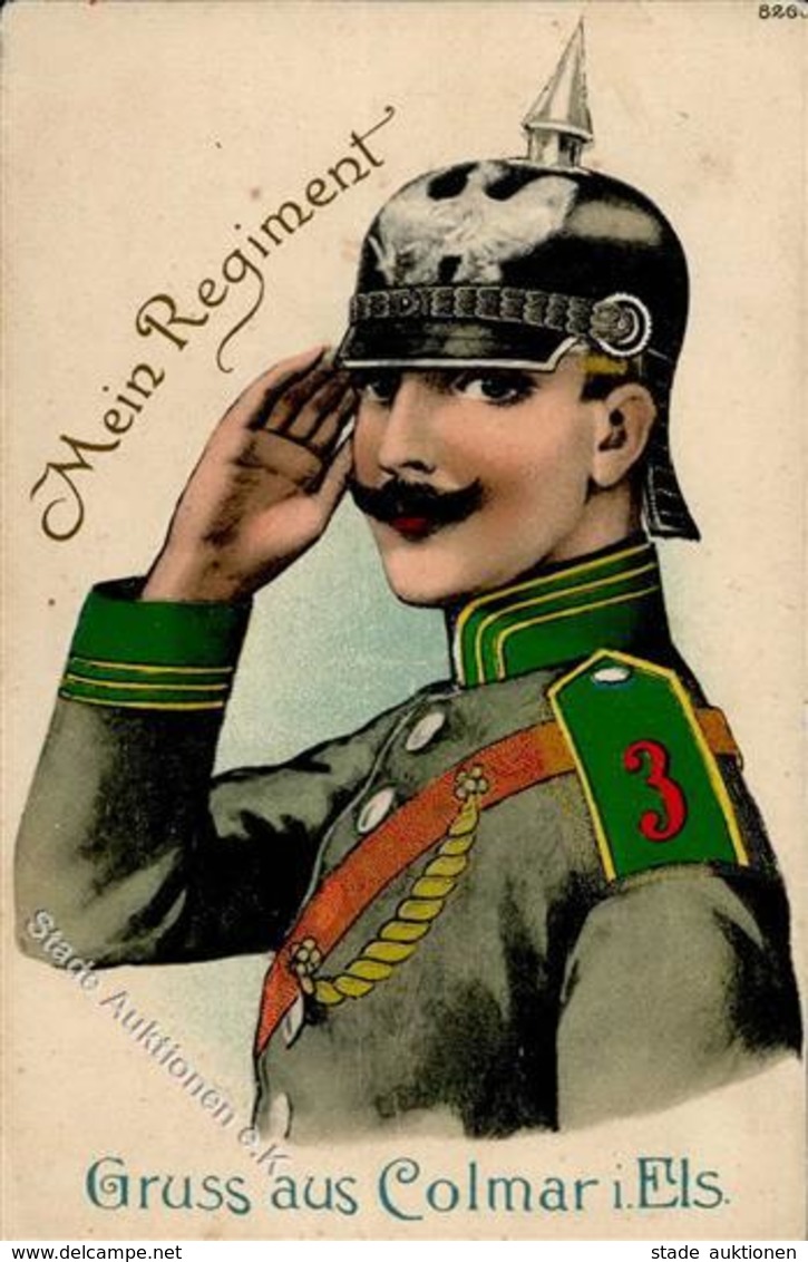 Regiment Colmar (68000) Frankreich Nr. 3 Jäger Zu Pferde  I-II - Regimente