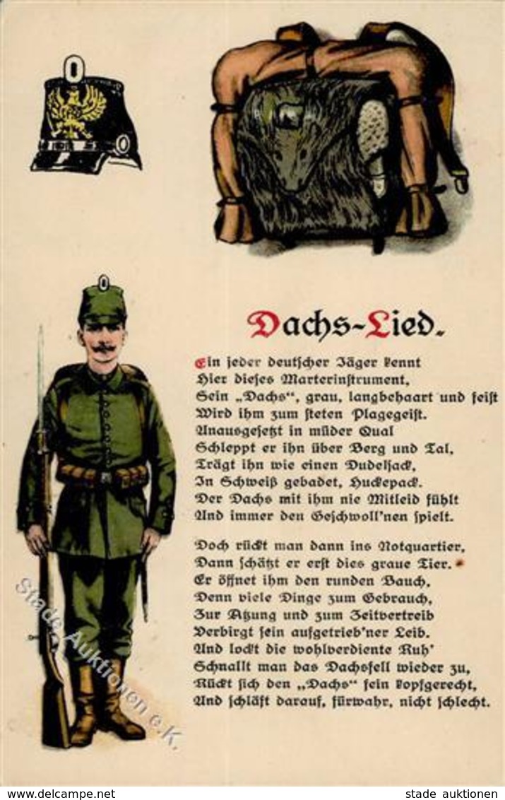 Regiment Dachslied  Jäger I-II - Regimente