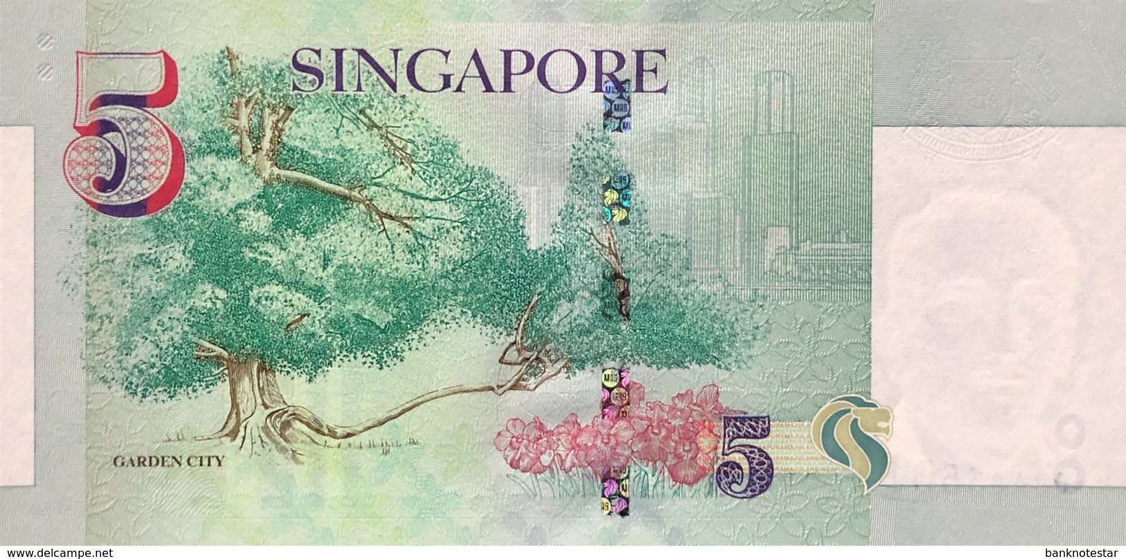 Singapore 5 Dollars, P-39 (1999) - UNC - Singapur