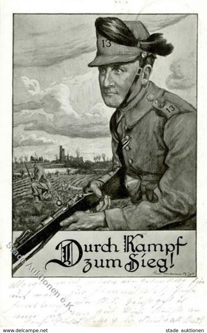 Regiment Dresden (O8000) Nr. 13  Jäger Bataillon 1917 I-II - Regimientos