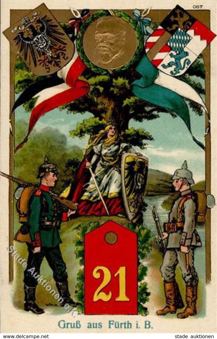 Regiment Fürth (8510) Nr.    Infant. Regt. 1915 I-II - Regimente