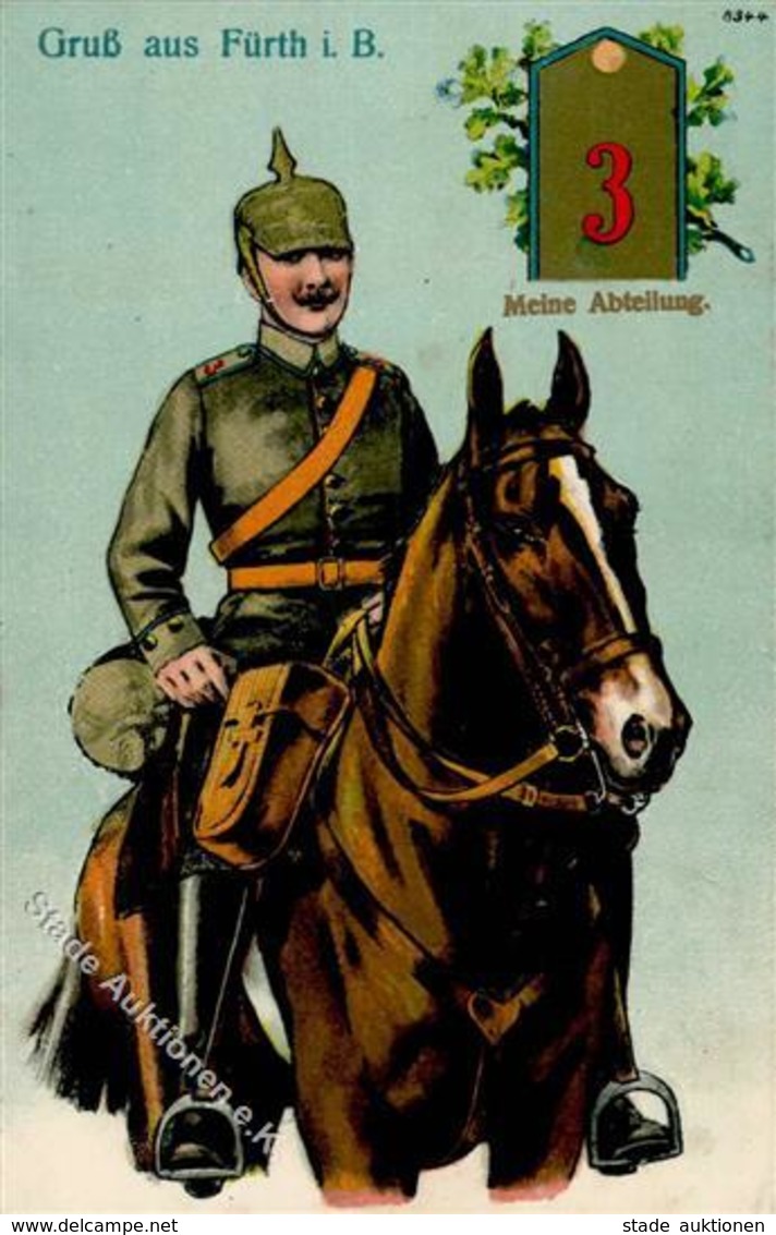 Regiment Fürth (8510) Nr. 3 I-II - Regimente