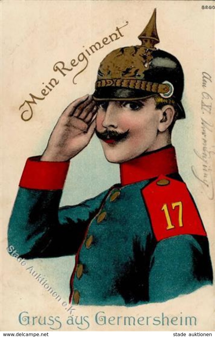 Regiment Germersheim (6728) Nr. 17 Infant. Regt. 1913 I-II - Regimientos