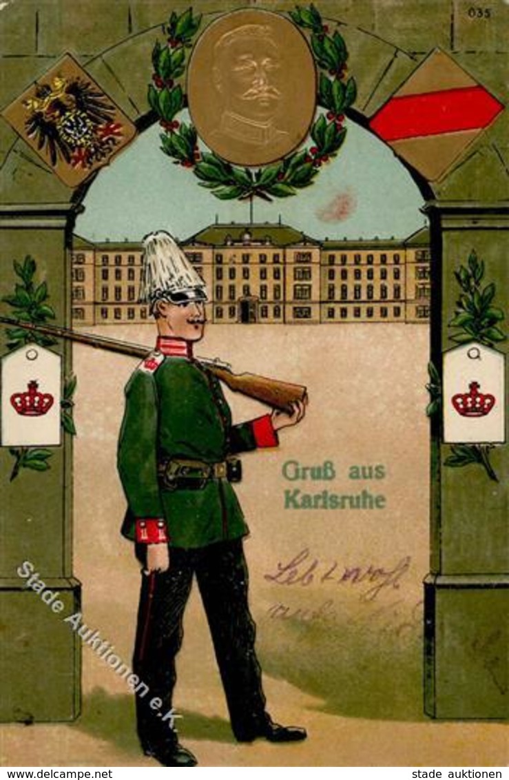 Regiment Karlsruhe (7500) Nr. 109 1. Badische Leib-Grenadier-Regt 1916 I-II - Regimente