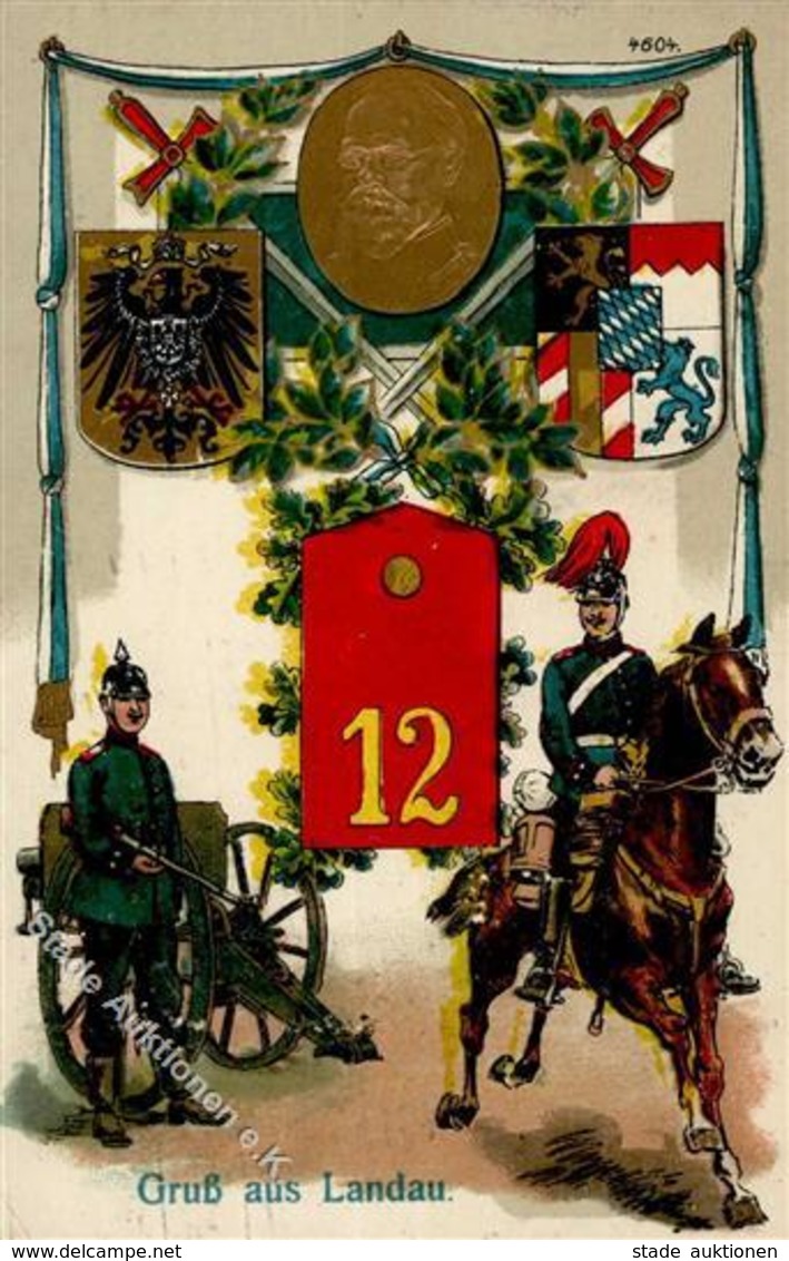 Regiment Landau (6740) Nr. 12 Bayer. Feld Artil. Regt. 1915 I-II - Regimente