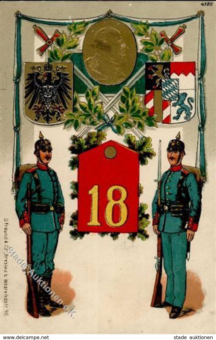 Regiment Landau (6740) Nr. 18 Infant. Regt. 1912 I-II - Regimente