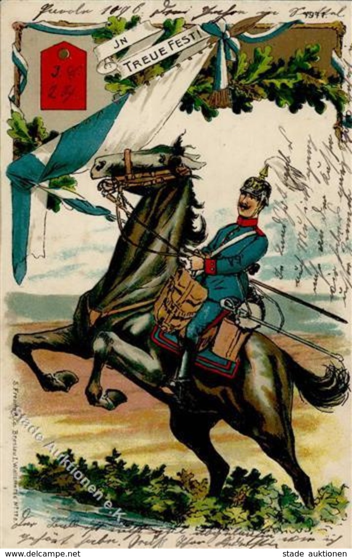 Regiment Landshut (8300) Nr. 2 Schweren Reiter Regt.  1907 I-II - Regimente