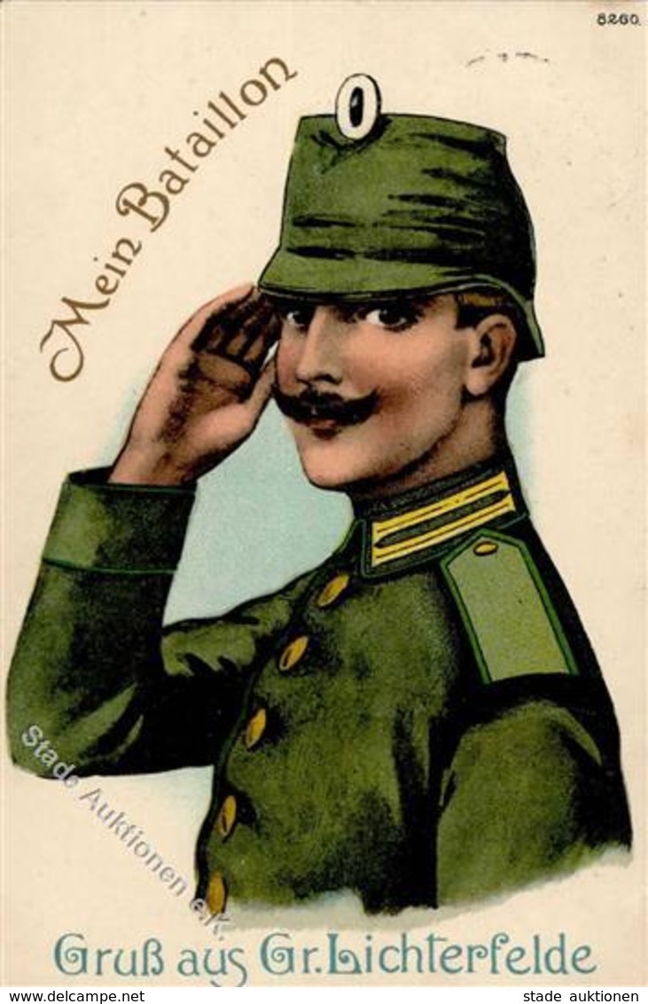 Regiment Lichterfelde (1000) Kgl. Preuß. Garde Schützen Ersatz Bataillon  1916 I-II - Regimente