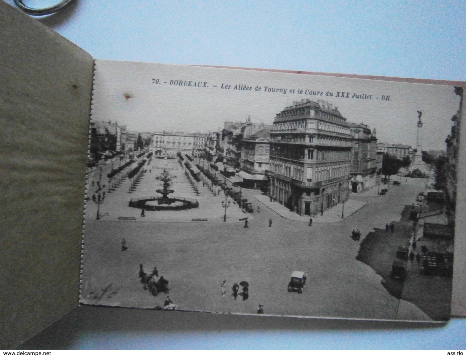 Portugal -Francia -Bordeaux -livro com 24 postais -viagem a frança 25 -8 -1928