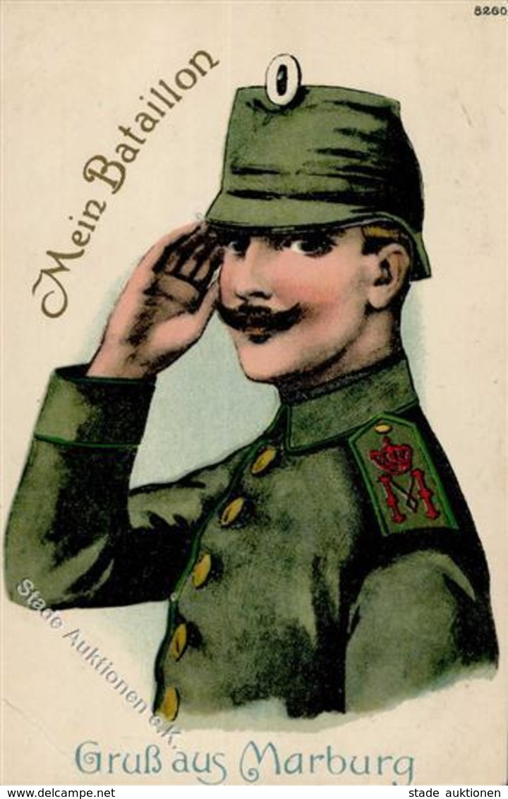 Regiment Marburg (3550) Ersatz Abtlg. Jäger Bataillon 1917 I-II - Regimente