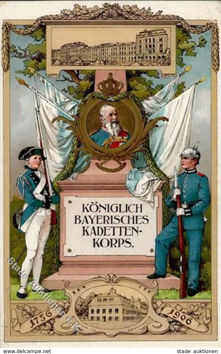 Regiment München (8000) K. B. Kadetten Korps 1906 I-II (Stauchung) - Regimente