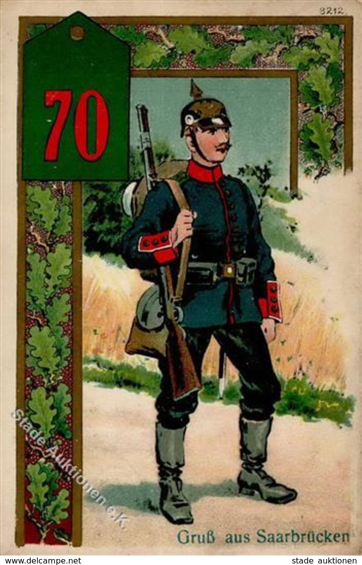 Regiment Saarbrücken (6600) Nr. 70 Inf. Regt. 2. Els. Batl. 1915 I-II - Regimente