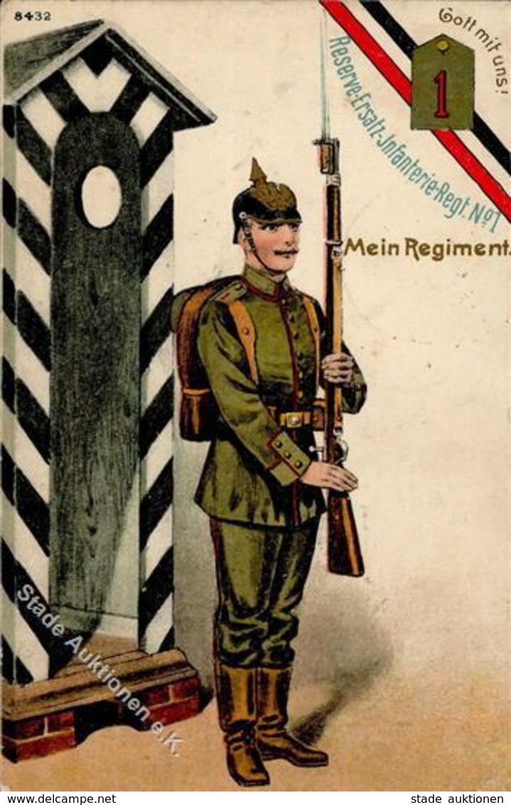 Regiment Zehlendorf (1000) Nr. 1 Reserve Infant. Regt. 1916 I-II - Regimente