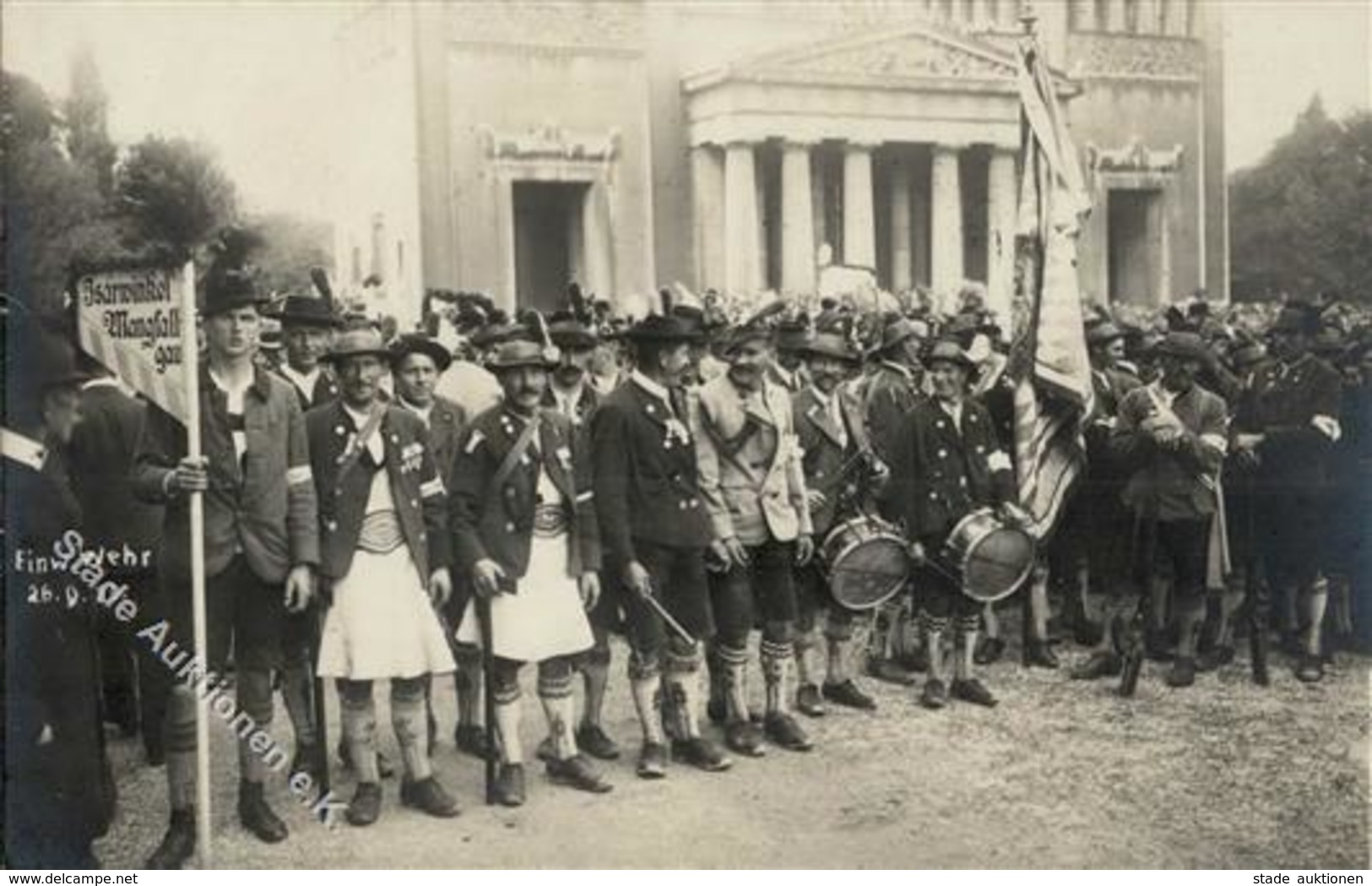 Weimarer Republik Bad Tölz (8170) Bürgerwehr Foto AK I-II - Geschichte