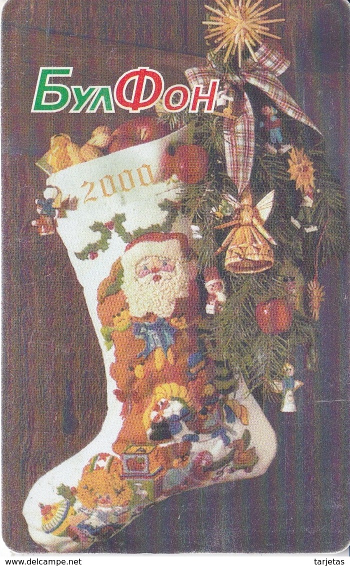 TARJETA DE BULGARIA DE NAVIDAD DEL AÑO 2000 (CHRISTMAS) CALENDARIO - Christmas