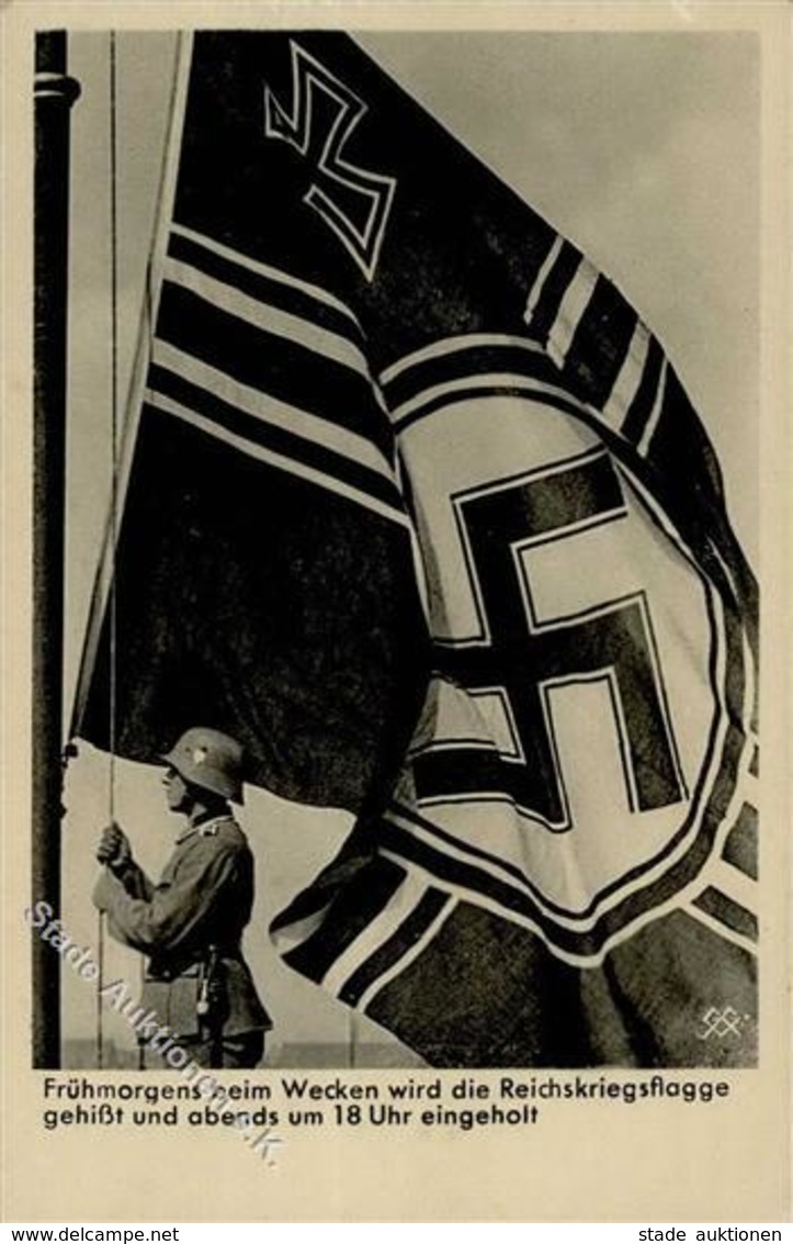 Fahne / Standarte WK II Reichskriegsflagge I-II - War 1939-45