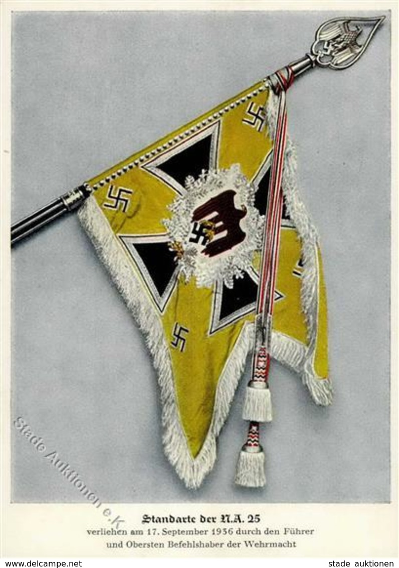 Fahne / Standarte WK II Standarte Der NA 25 I-II - Weltkrieg 1939-45