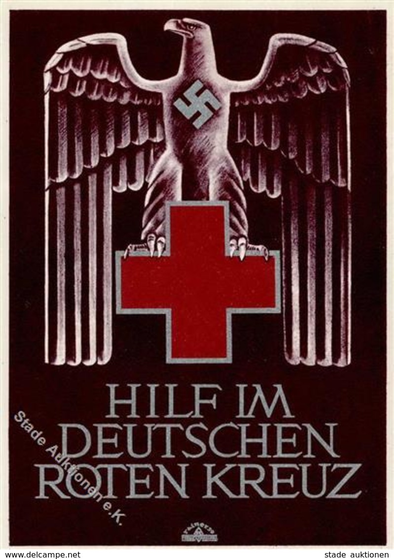 Propaganda WK II - DEUTSCHES ROTES KREUZ - Werbe-Prop-Ak - HILF Im Deutschen Roten Kreuz I - Weltkrieg 1939-45