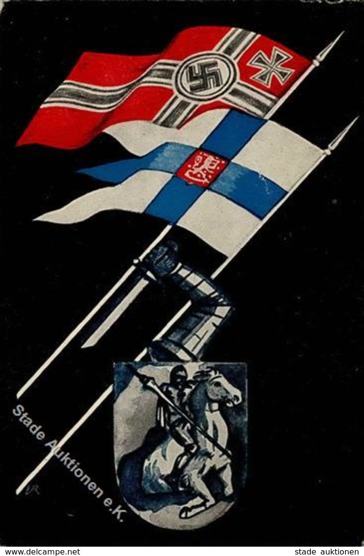 Propaganda WK II - DEUTSCHLAND-FINNLAND I-II (Randmängel) - War 1939-45