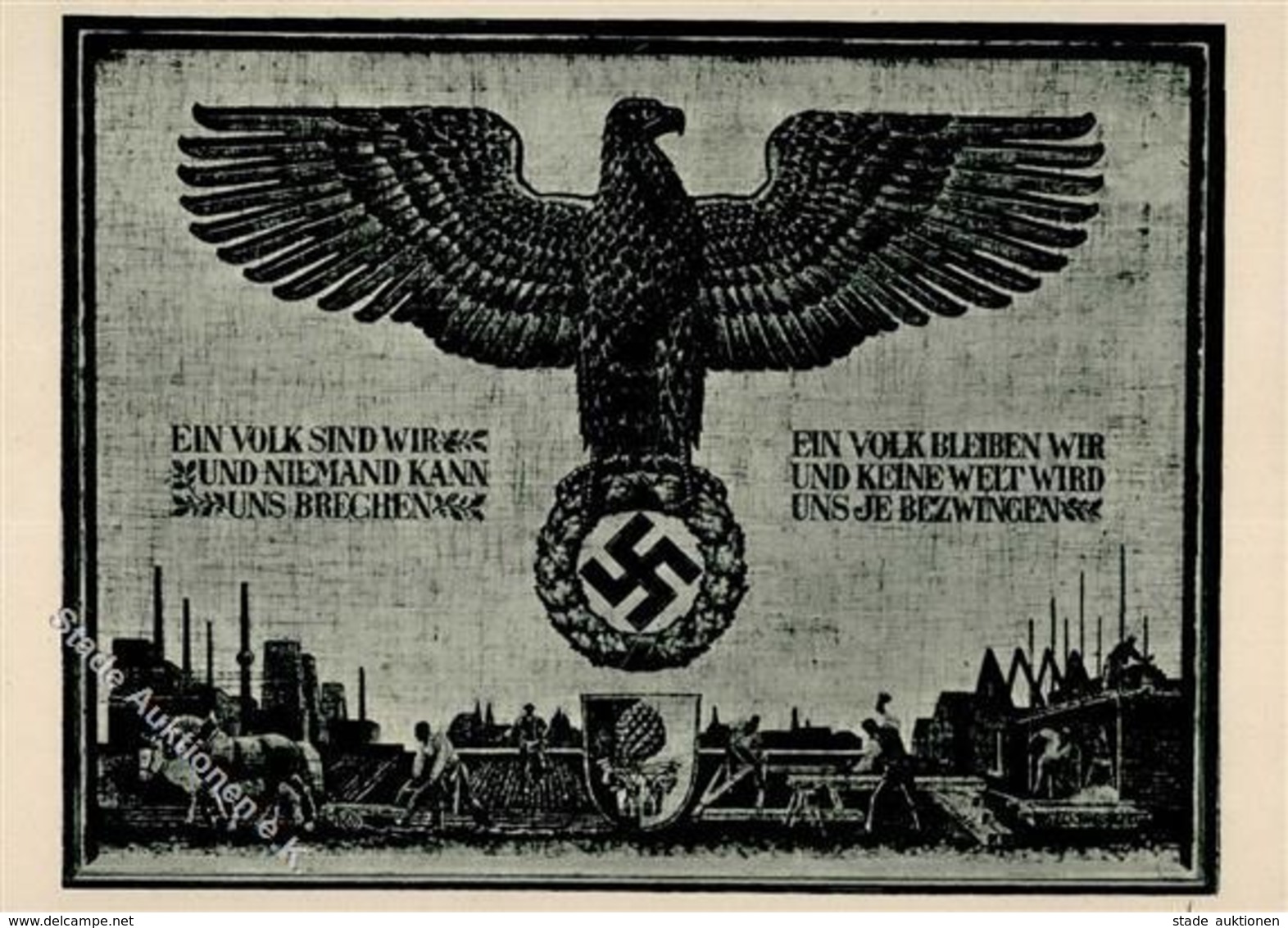 Propaganda WK II Aus Dem NS Frauenkalender Sign. Dallinger, K. H. Künstler-Karte I-II - War 1939-45