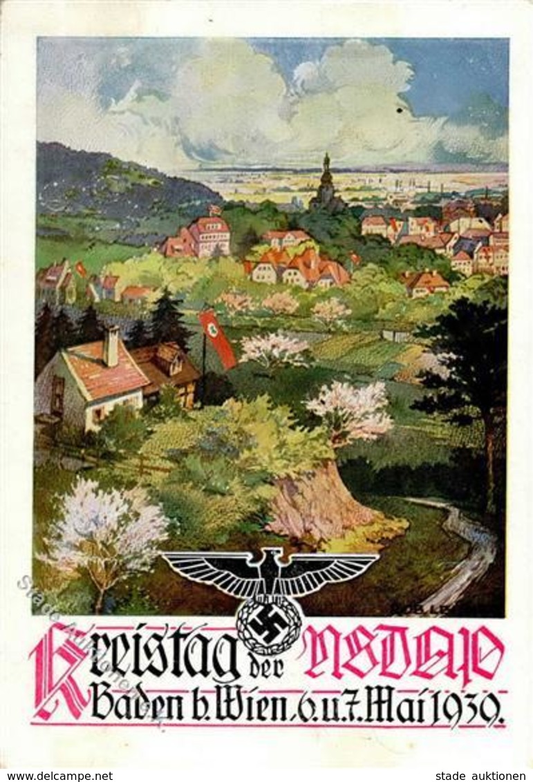 Propaganda WK II Baden (2500) Österreich Kreistag Der NSDAP  I-II - Guerra 1939-45