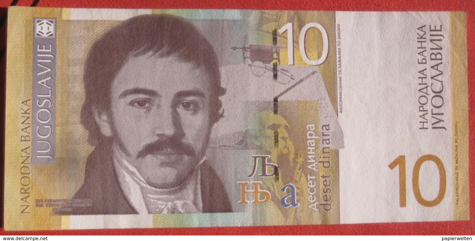 10 Dinara 2000 (WPM 153) - Joegoslavië