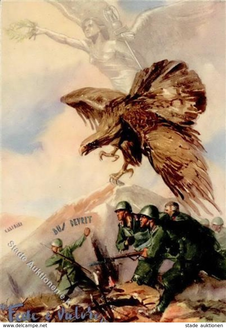 Propaganda WK II Italien 47. Regt. Fanteria Ferrara Künstlerkarte I-II - Guerre 1939-45