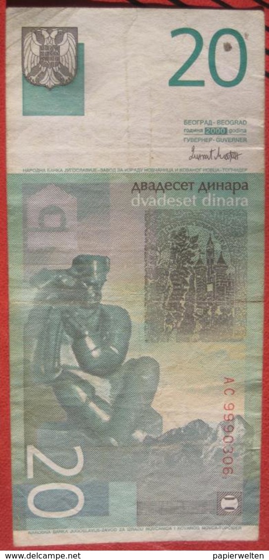 20 Dinara 2000 (WPM 154) - Jugoslawien