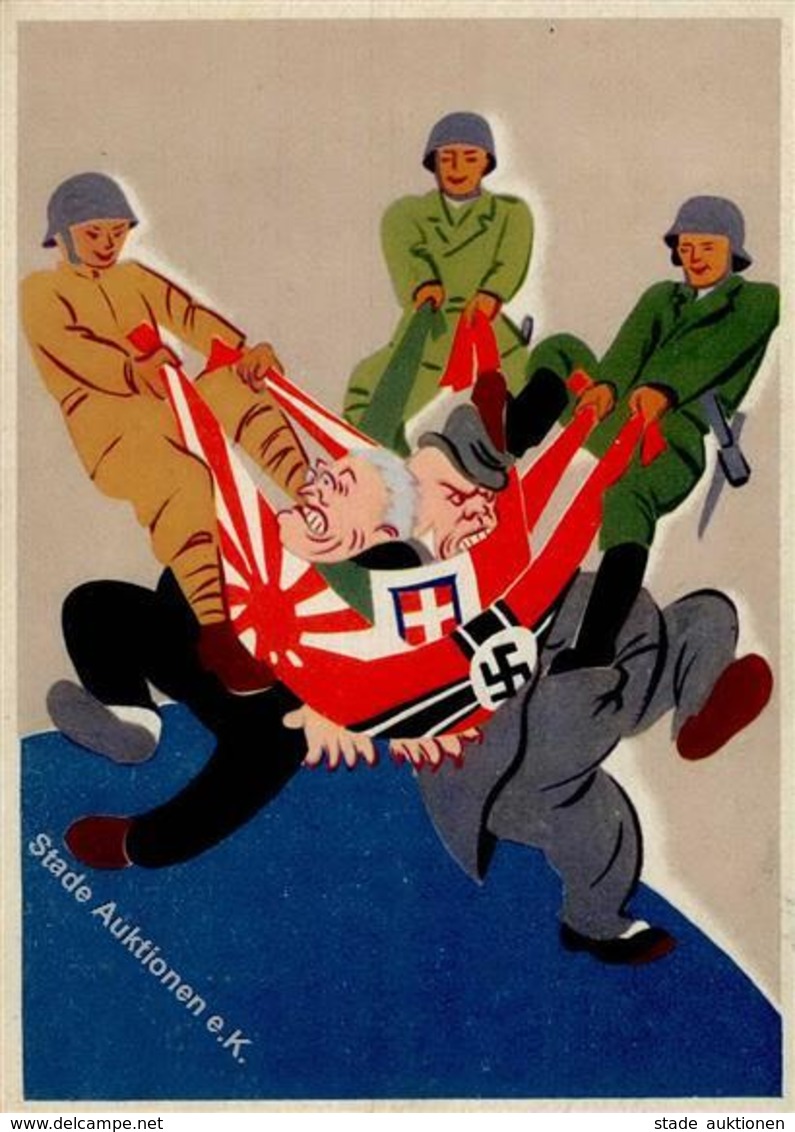 Propaganda WK II Italien Societa Nazionale Dante Alighieri I-II - Weltkrieg 1939-45