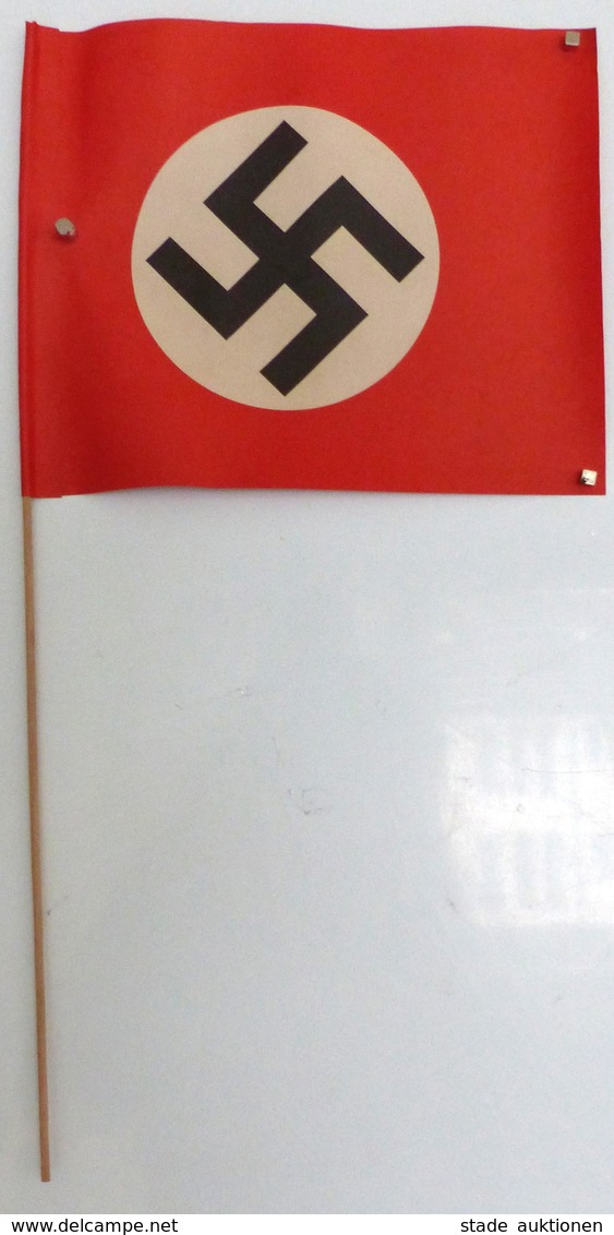 Propaganda WK II Lot Mit 3 NSDAP Papierfahnen I-II - Weltkrieg 1939-45